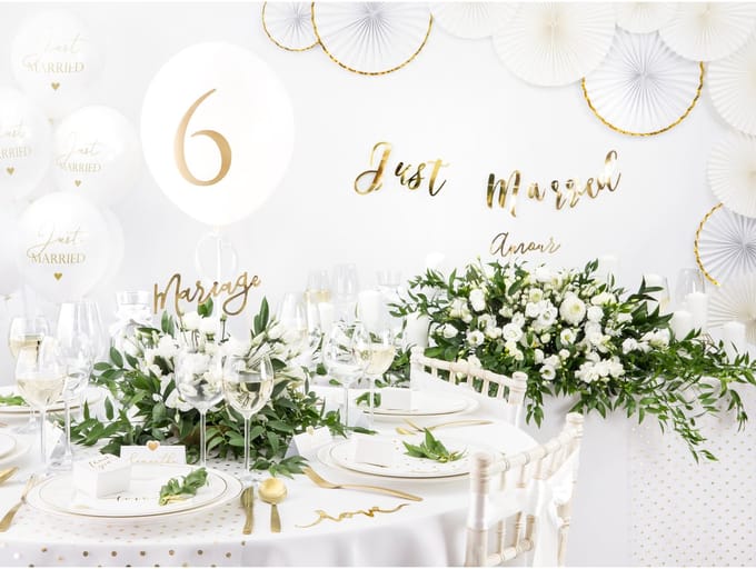 Partydeco tafelkleed/tafellaken rond - 3x - wit - 280 cm - polyester - Bruiloft feest tafelkleden