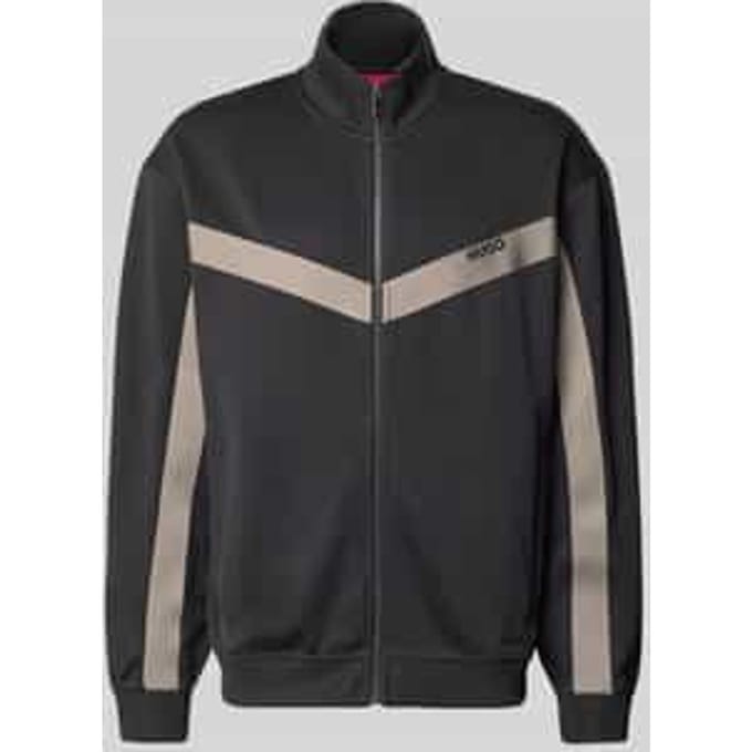 relaxed fit sweatjack met katoen model 'DARTI'