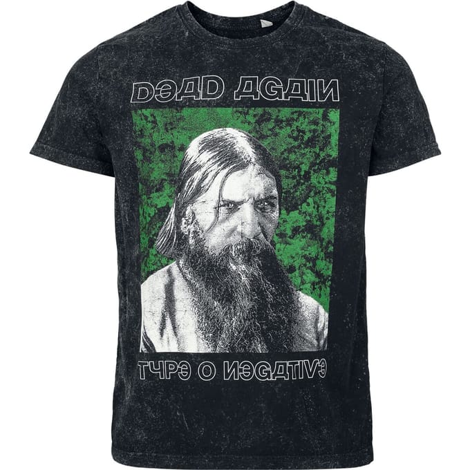 Type O Negative T-shirt - Rasputin - S tot 3XL - voor Mannen - antraciet