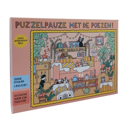 Eva's Introvertenpret: Puzzelpauze Met De Poezen! - Eva Mouton