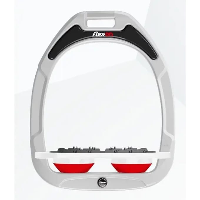 Platte Ultra Grip Beugels Wit/Wit/Rood Flex-On Green Composite