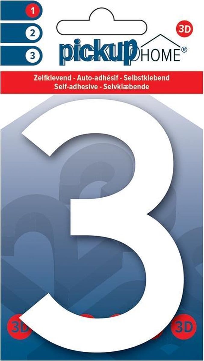 Pickup 3D Home zelfklevend Rio 100 wit 3 - 2114210013