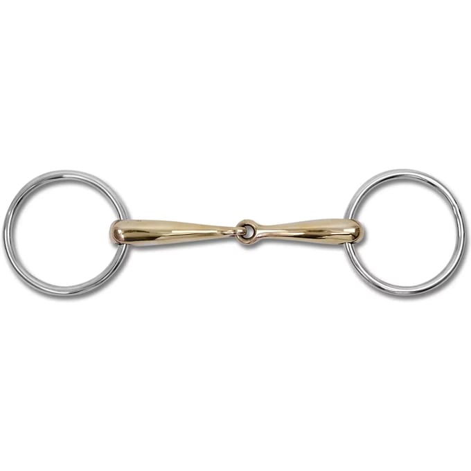 Mors 2 ringen voor paard enkel gebroken massief Waldhausen Cupris