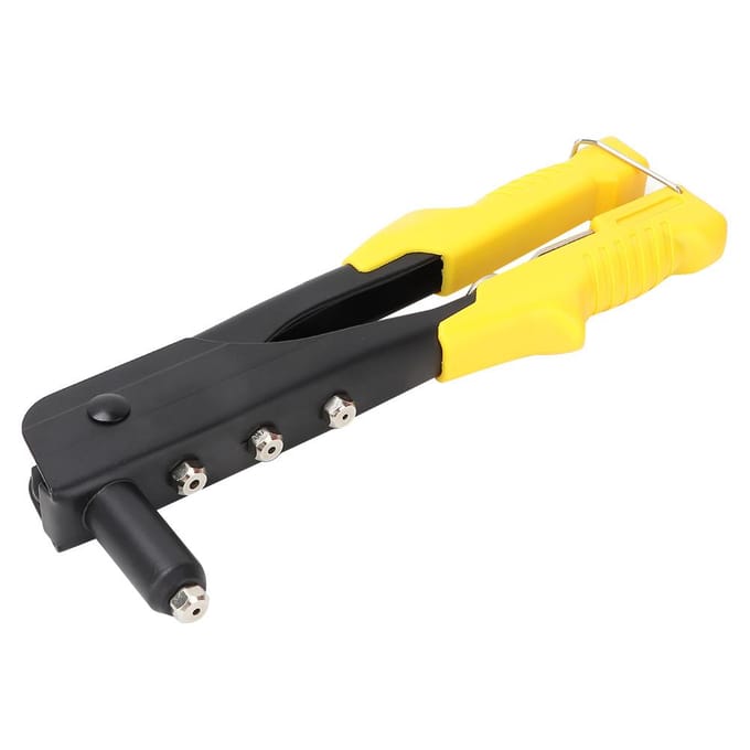 254mm 10in ChromE vanadium Steel Nut Rivet Tool D 2.4mm 3.2mm 4.0mm 4.8mm Riveting Gun yellow