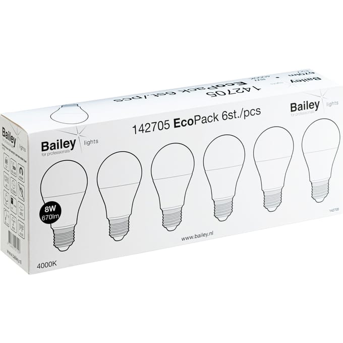 Bailey EcoPack LED-lamp - 142705 [6 stuks]