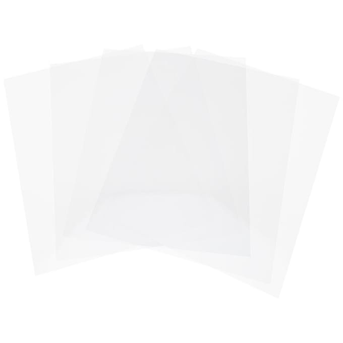 10 Stuks Krimpfolie Semi-transparant Mat Hittekrimpbaar Handgeschilderd DIY Vel 0,2 mm 2029# white