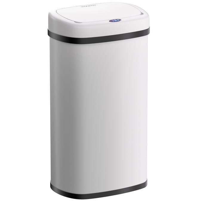 Monzana Vuilnisbak - Bewegingssensor 58L USB - Créme