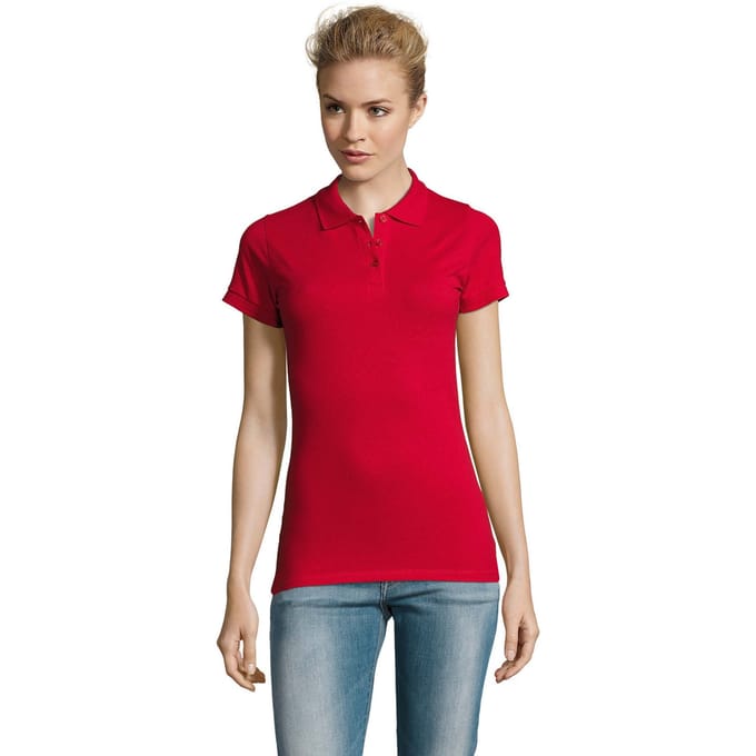 SOLS Dames/Dames Perfect Poloshirt (Rood)