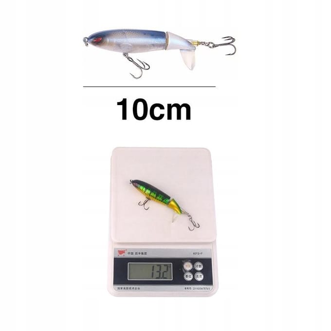 Popper Flopper Wobbler - Ideale Kunstaas voor Snoek, Baars en Meerval