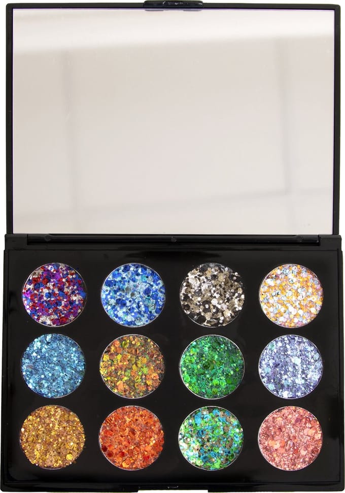 PXP Palette L'Automne pressed chunky glitter cream 12 kleuren 1.5 gram
