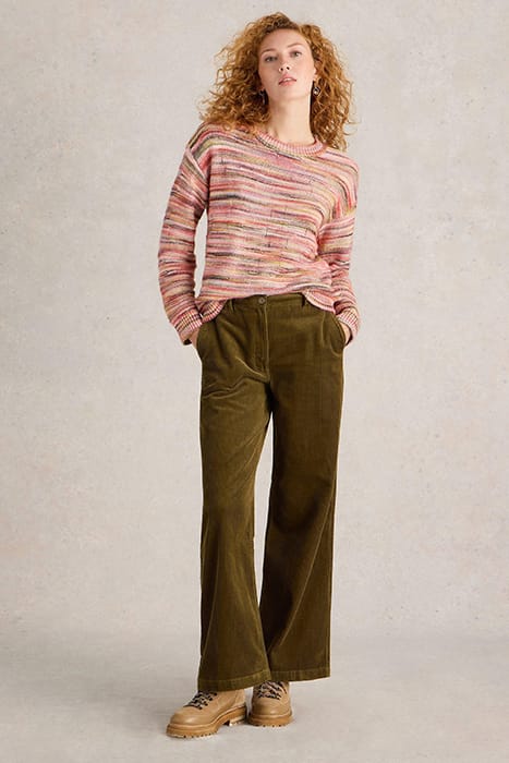 White Stuff Rosie Space Dye Jumper Pink Multi Taglia: 22 | Maglioni a maglia Outlet | Donna | Rosa