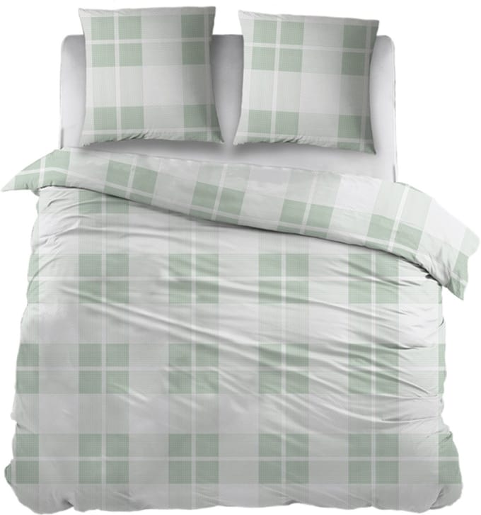 Snoozing Isabel Dekbedovertrek - Extra breed - 260x200/220 cm - Green