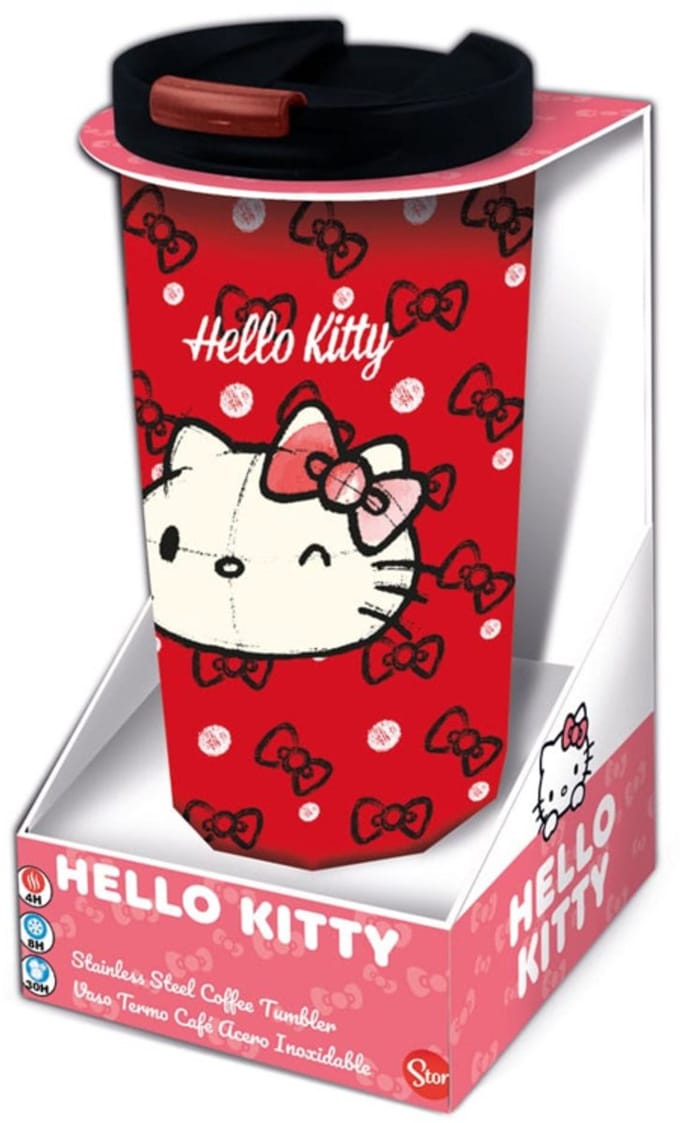 Stor Sanrio Stainless Steel travel tumbler Hello Kitty Kitchen- and Tableware