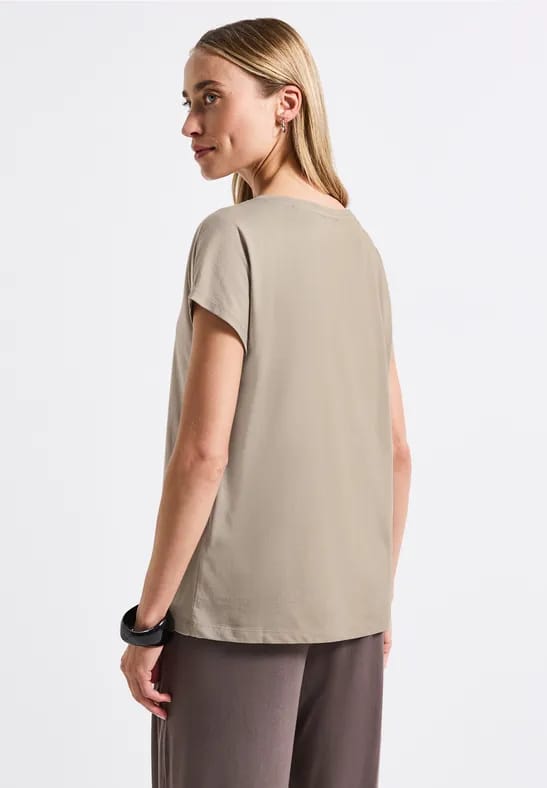 Shirt met folietekst