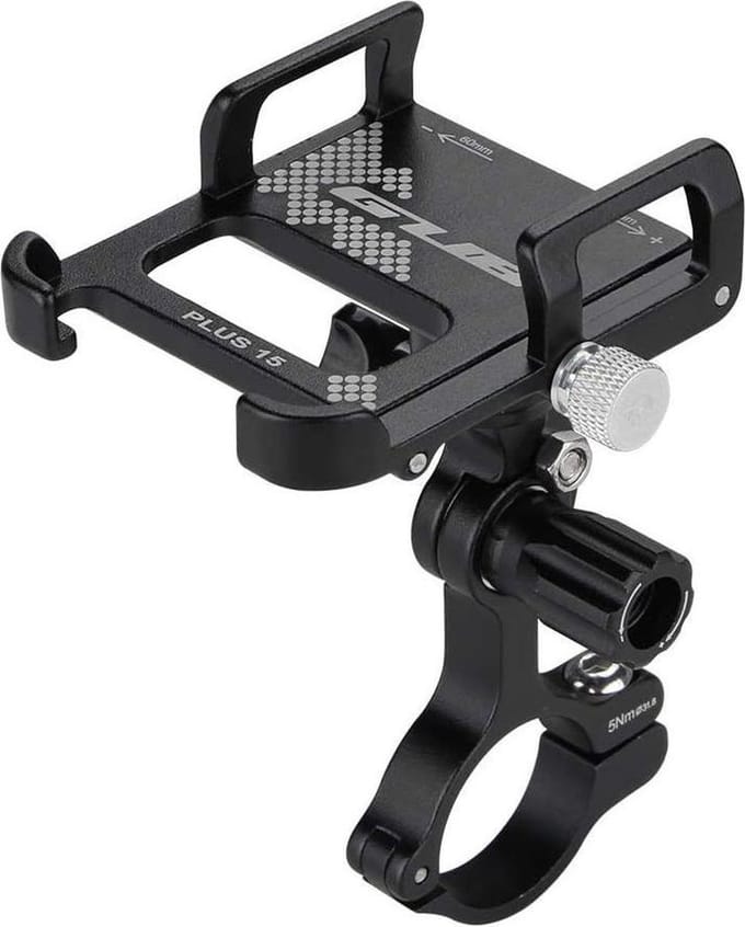 GUB Plus 15 Universele Draaibare Telefoon Fietshouder Zwart