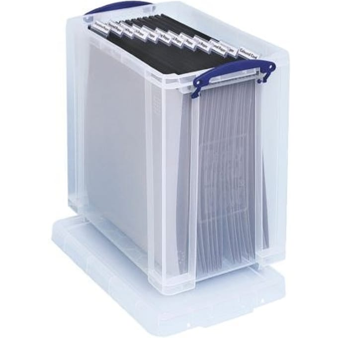 Really Useful Box opbergdoos 25 liter | transparant