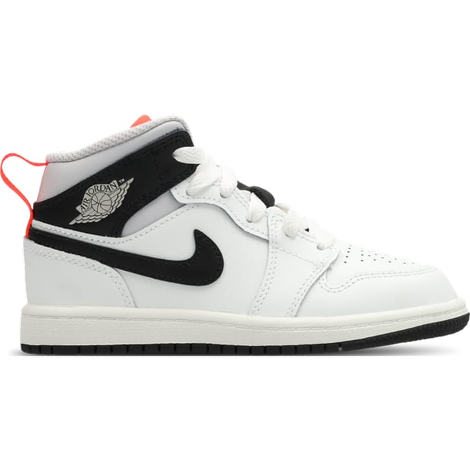 Jordan Aj1 Mid Peuterschoenen - Wit - Maat 29.5 - Leer
