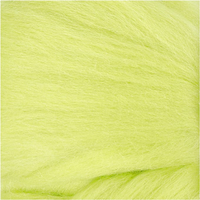 Merino Wol, dikte 21 my, lime groen, 100 gr/ 1 doos