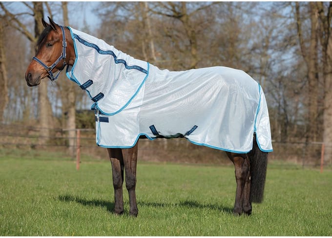 Horseware Vliegendeken Horseware Amigo Bug Rug Blauw - 160/213