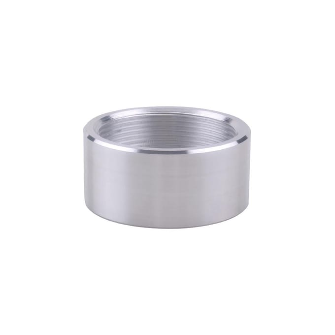 2 NPT Vrouwelijke Aluminium Lasbare Pijp Fitting Plug Toepasbaar op de Meeste Auto's zilver
