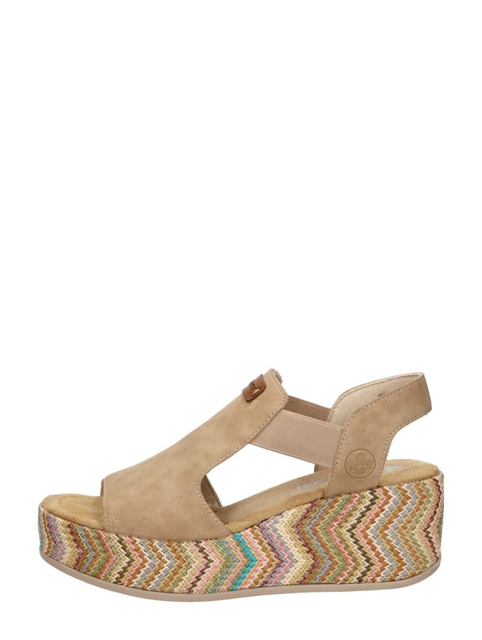 Rieker Sandalen Hak Sandalen Hak - beige - Maat 41