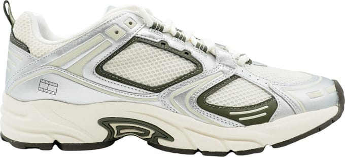 Tommy Hilfiger Metallic Hardloopsneaker Heren -Deep Woods- Maat 43