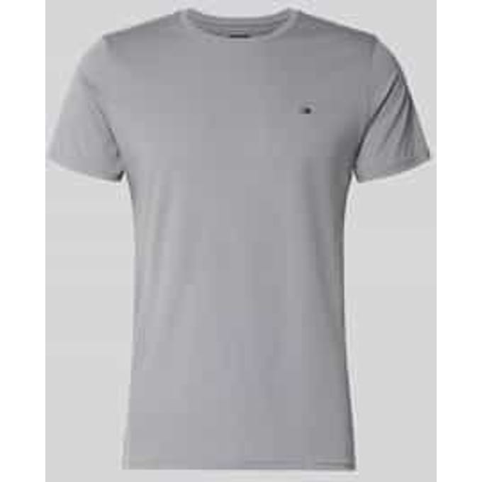 Regular fit T-shirt van puur katoen