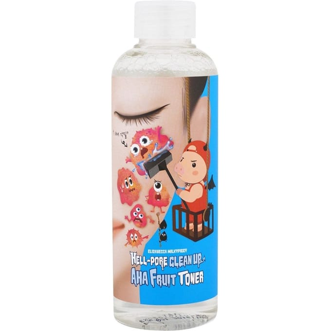 Elizavecca Milky Piggy Hell-Pore Clean Up AHA Fruit Toner (200ml) white