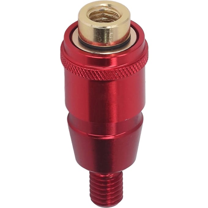 8mm Visnet Hengel Pod Connector Anti Rotatie Schroef Netaansluiting Adapter Universele Connector Vissen rood