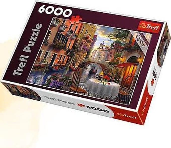 Trefl puzzel 6000 stukjes - Romantic supper - legpuzzel.