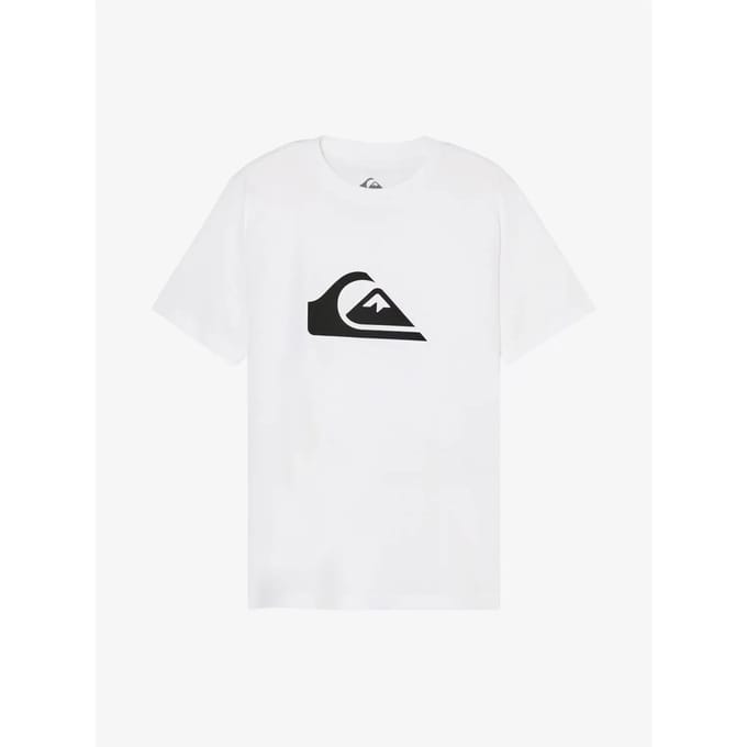 Quiksilver Ev Comp Logo T-shirt Met Korte Mouwen Wit 16 Years Jongens