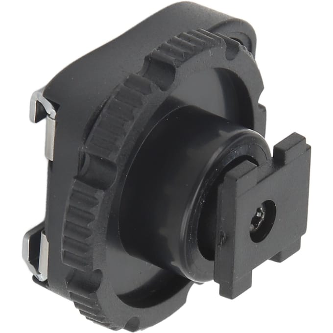 Adaptateur Griffe Flash Aluminium Plastique Adaptateur Convertisseur Monture Griffe Flash Accessoires Caméscope DV pour DCR black