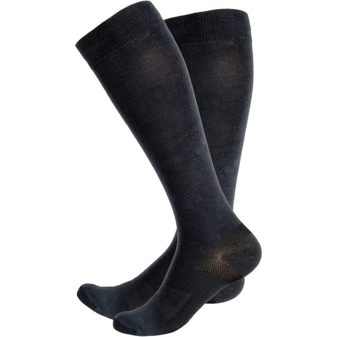 Elt Paardrijsokken Bamboo Zwart&Dark Navy - Ruiteraccessoires - L