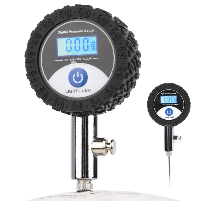 Mini Voetbal Drukmeter Volleybal Basketbal Barometers met Digitaal Display white