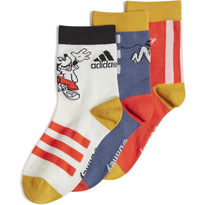 Baby sokken adidas Disney Litte Kids Mickey Mouse (x3)