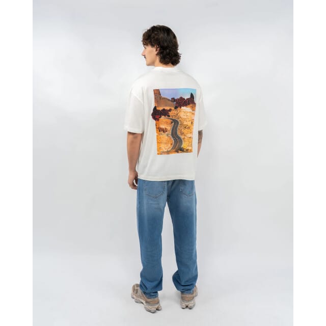 Oversized T-shirt van puur katoen model 'DOMANS'