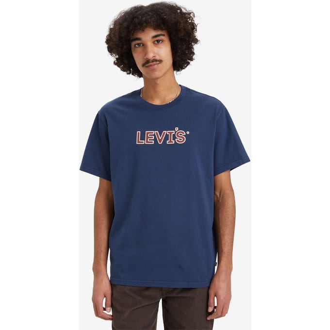 Levi's Relaxed Fit Graphic Tee Größe: S | Bedruckte T-Shirts Outlet | Herren