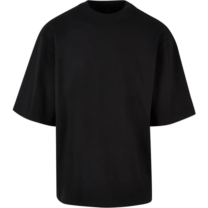 Build Your Brand - Oversized Sleeve T-Shirt - Black maat S