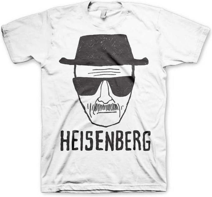 Breaking Bad Dames Tshirt -S- Heisenberg Sketch Wit