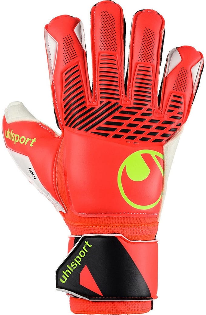 Uhlsport Fm Soft Flex Frame Keepershandschoenen - Fluorood / Wit / Fluogeel | Maat: 4
