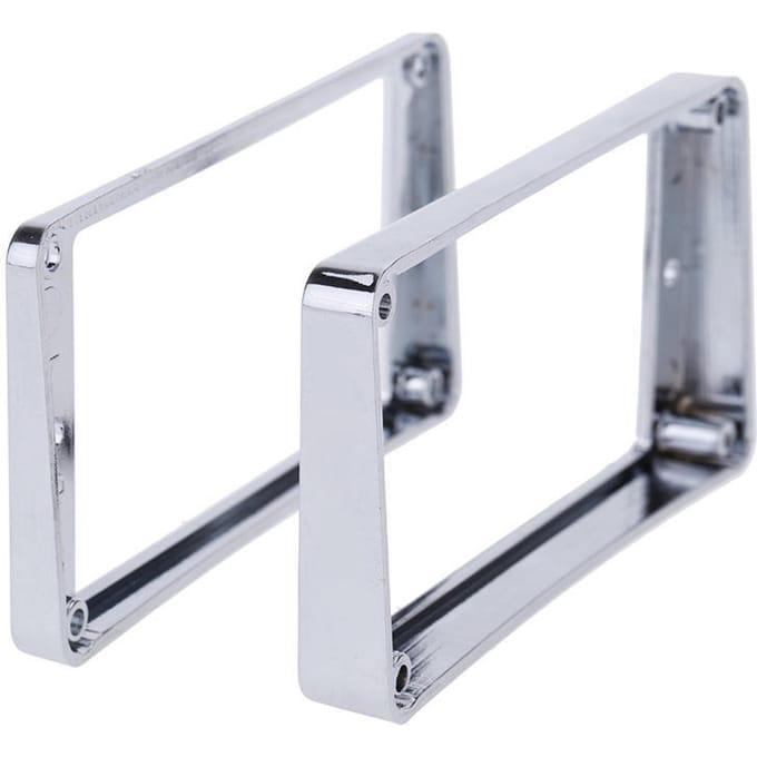 Verchroomd Plastic Gitaar Pickup Frame Montage Ring voor LP Gitaar Zilver zilver