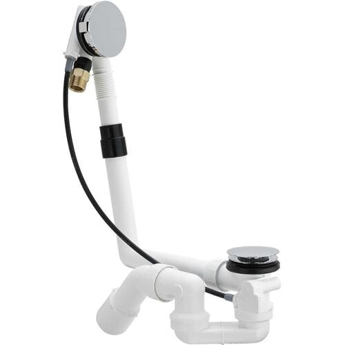Bette drain and overflow set with inlet Multiplex Trio M5,extended