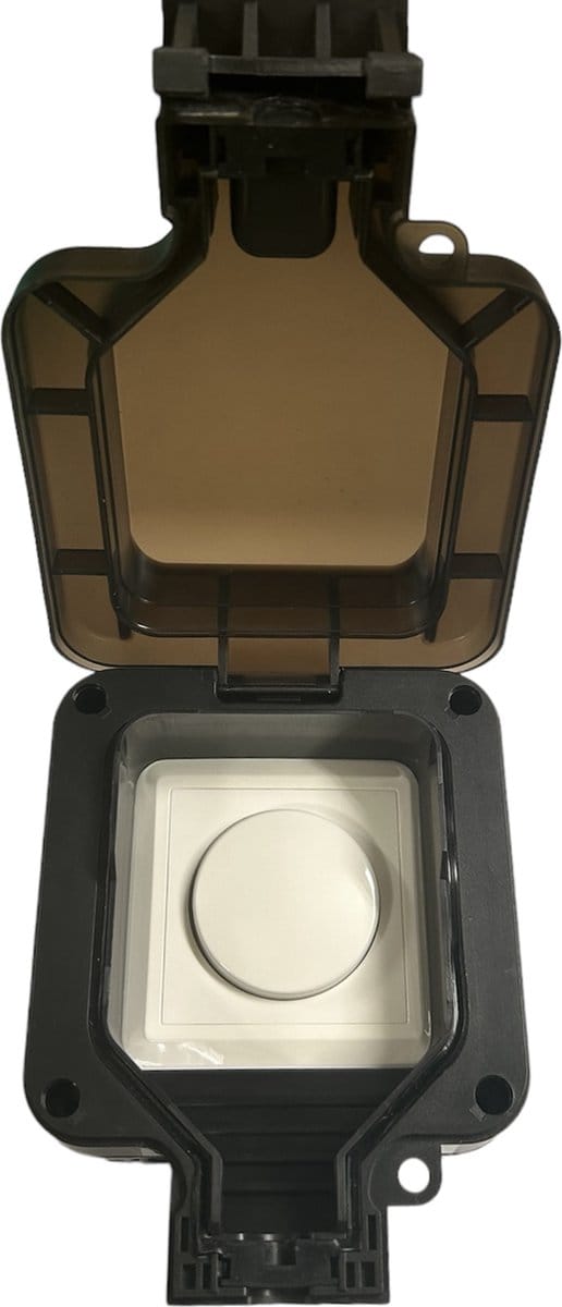 LED Pro dimmer - universeel - 0-150 watt - opbouw- buitendimmer - IP66 - zwart