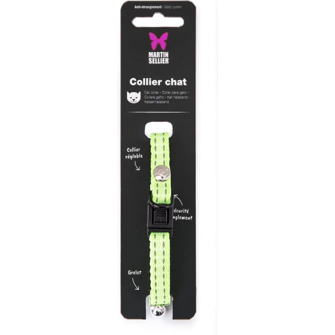 Kattenhalsband nylon Martin Sellier Safety