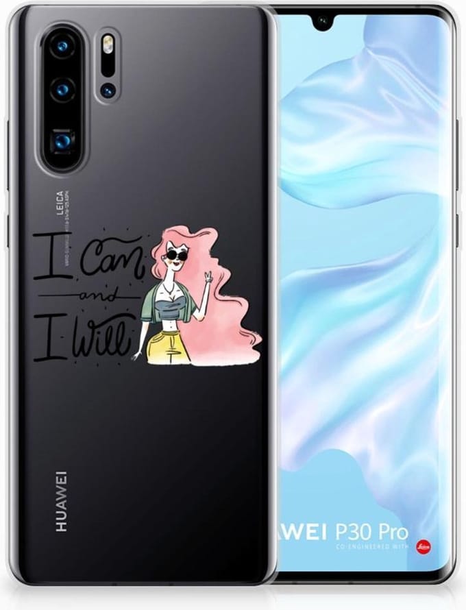 Huawei P30 Pro Telefoonhoesje met Naam i Can