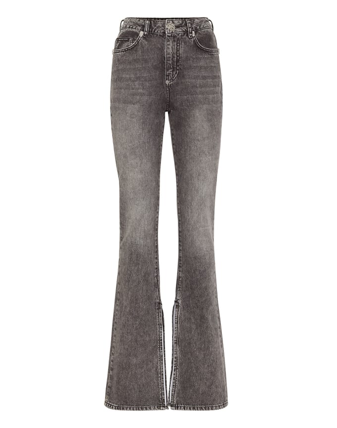 Jeans Flare Fit Skull