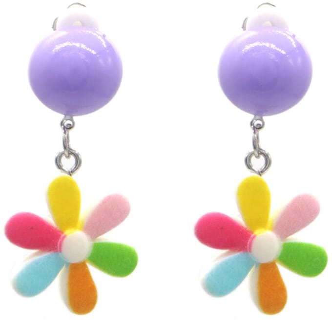 Clip On Oorbellen Kinderen - Bloem - Schattig Cadeau