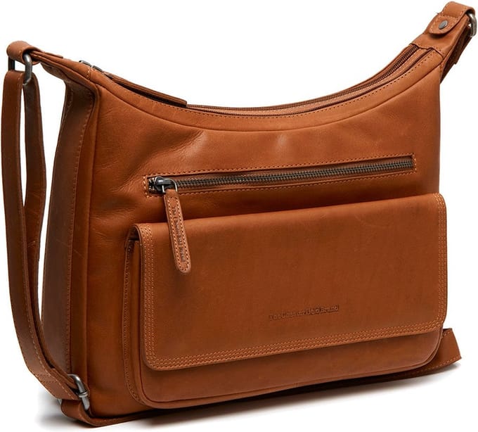 The Chesterfield Brand Schoudertas Schoudertas Bryson Shoulderbag Cognac Bruine