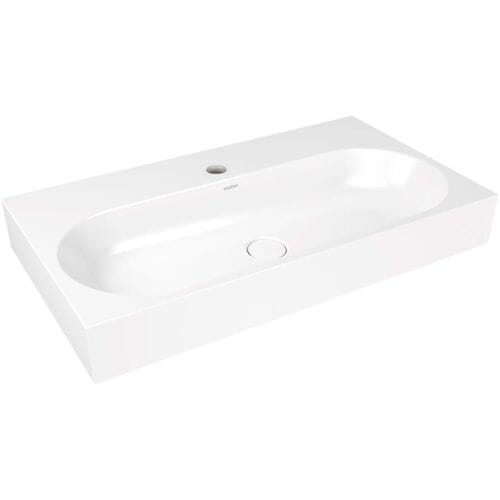 Kaldewei CENTRO wall-mounted washbasin 3062 with 1 tap hole, 90 cm 903506013001