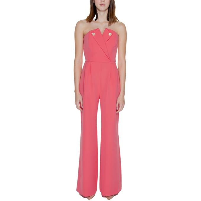 Silence Oranje Polyester Jumpsuit